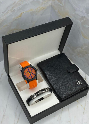 Подарочный набор часы, браслет, кошелёк и коробка 20826005