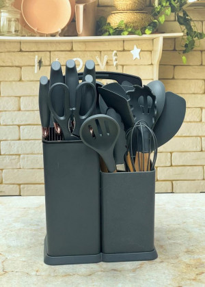 Набор ножей и кухонных принадлежностей 19 предметов 21105939