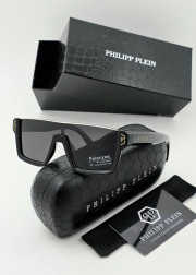 Набор мужские солнцезащитные очки, коробка, чехол + салфетки