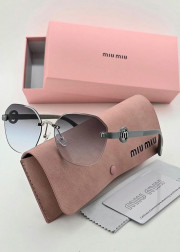 Набор женские солнцезащитные очки, коробка, чехол + салфетки