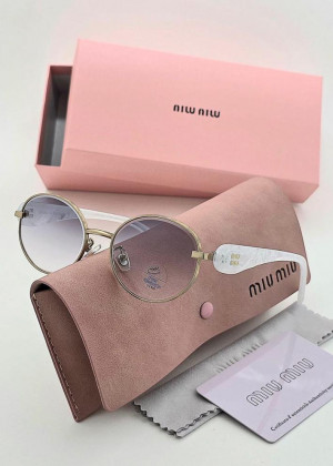 Набор женские солнцезащитные очки, коробка, чехол + салфетки #22945015