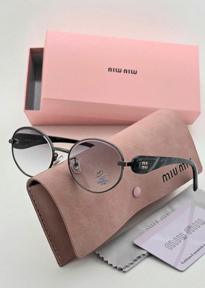 Набор женские солнцезащитные очки, коробка, чехол + салфетки #22945016