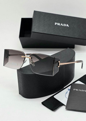 Набор женские солнцезащитные очки, коробка, чехол + салфетки #22945020