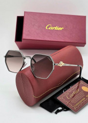 Набор женские солнцезащитные очки, коробка, чехол + салфетки