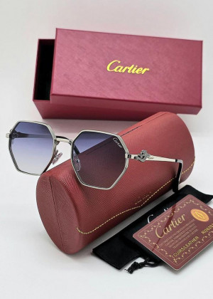 Набор женские солнцезащитные очки, коробка, чехол + салфетки #22945045