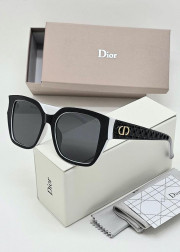 Набор женские солнцезащитные очки, коробка, чехол + салфетки