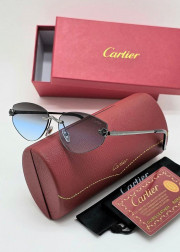 Набор женские солнцезащитные очки, коробка, чехол + салфетки