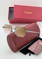 Набор женские солнцезащитные очки, коробка, чехол + салфетки