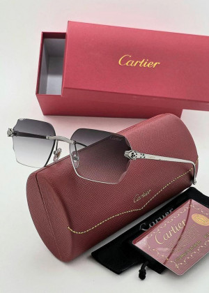 Набор женские солнцезащитные очки, коробка, чехол + салфетки #22986319