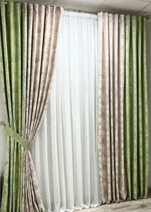 Комплект шторы и тюль #23095103