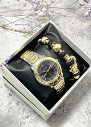 Подарочный набор для женщин часы и браслет+ коробка