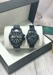 Подарочный набор часы для мужчин и для женщин + коробка