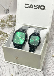 Подарочный набор часы для мужчин и для женщин + коробка