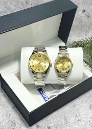 Подарочный набор часы для мужчин и для женщин + коробка