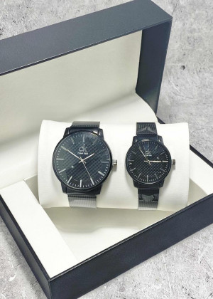 Подарочный набор часы для мужчин и для женщин + коробка #23124335