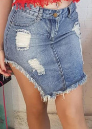 Джинсовая юбка