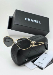 Набор женские солнцезащитные очки, коробка, чехол + салфетки