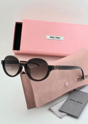 Набор женские солнцезащитные очки, коробка, чехол + салфетки