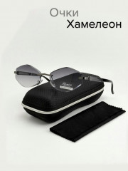 Набор женские солнцезащитные очки, коробка, чехол + салфетки