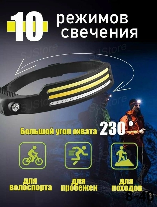 Фонарь налобный 23039881